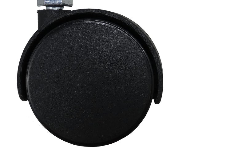 Shepherd Hardware 9733 2-Inch Office Chair Caster, Twin Wheel, 5/16-Inch Threaded Stem Diameter, 75-Lb Load Capacity,Black - Image 5