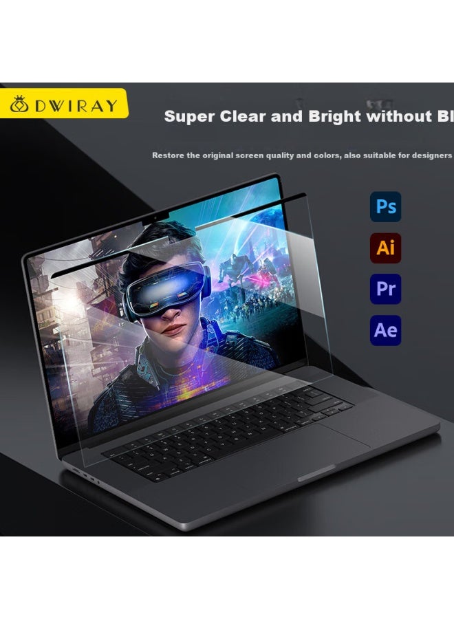 Diyi Workshop Daiyi Gongfang Tempered Glass Screen Protector For Apple Laptops, Full Coverage, Ultra-clear, Shatterproof, Anti-scratch Film For Macbook Pro 16, M1/m2/m3/m4 Max - Image 4