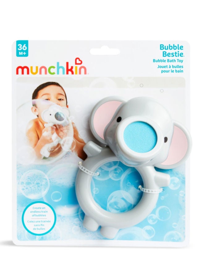 Munchkin Bubble Bestie Elephant Bubbler Bath Toy, Grey - Image 2