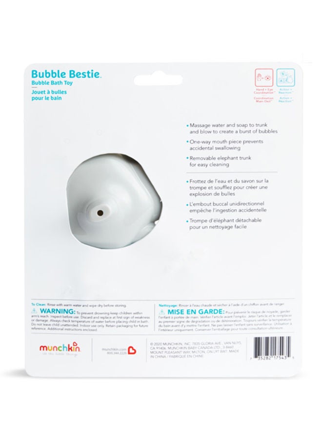 Munchkin Bubble Bestie Elephant Bubbler Bath Toy, Grey - Image 3