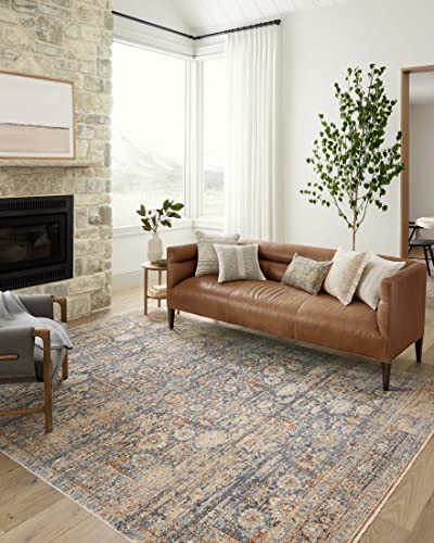 Loloi Loloi Angela Rose Blake Collection BLA07 NavyMulti 710 x 102 25 Pile Height Fringe Area Rug