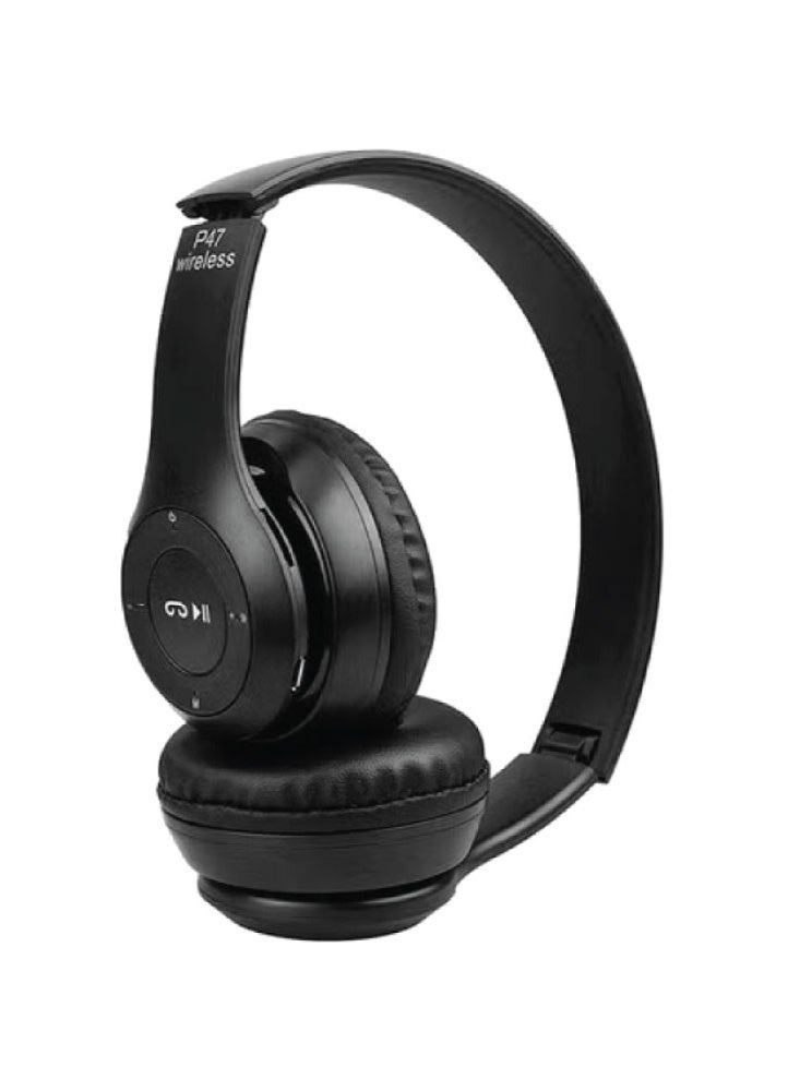 P47 Wireless Headphone | Bluetooth 5.0+EDR | High-Quality Stereo Sound | Built-in Microphone | Long Playtime with Button Control - Image 1