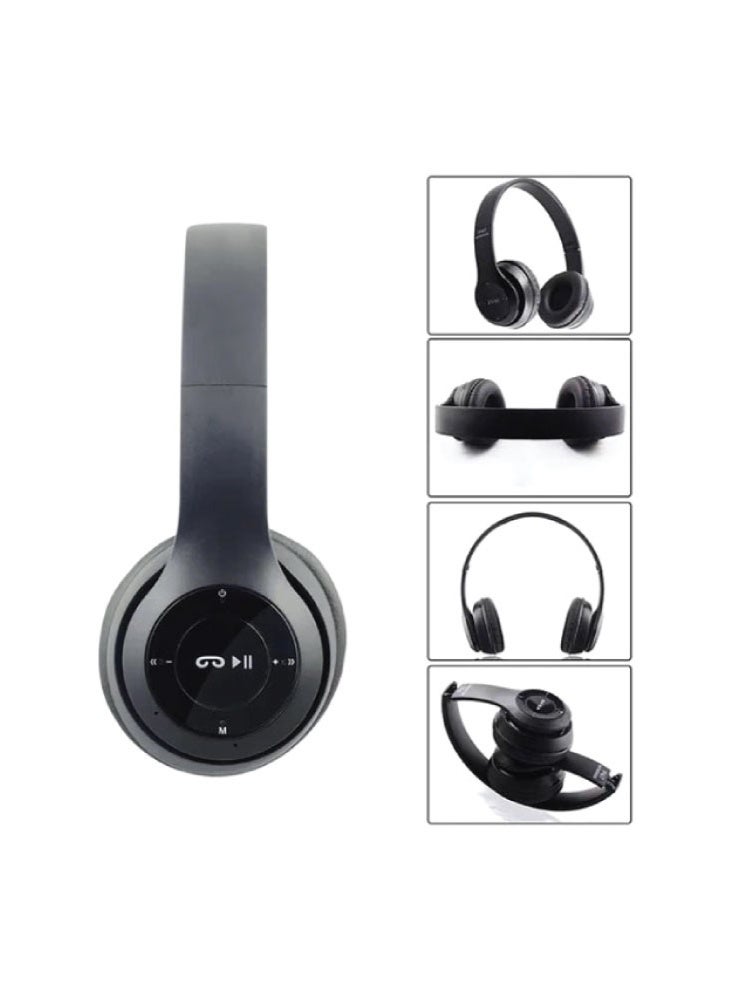 P47 Wireless Headphone | Bluetooth 5.0+EDR | High-Quality Stereo Sound | Built-in Microphone | Long Playtime with Button Control - Image 4
