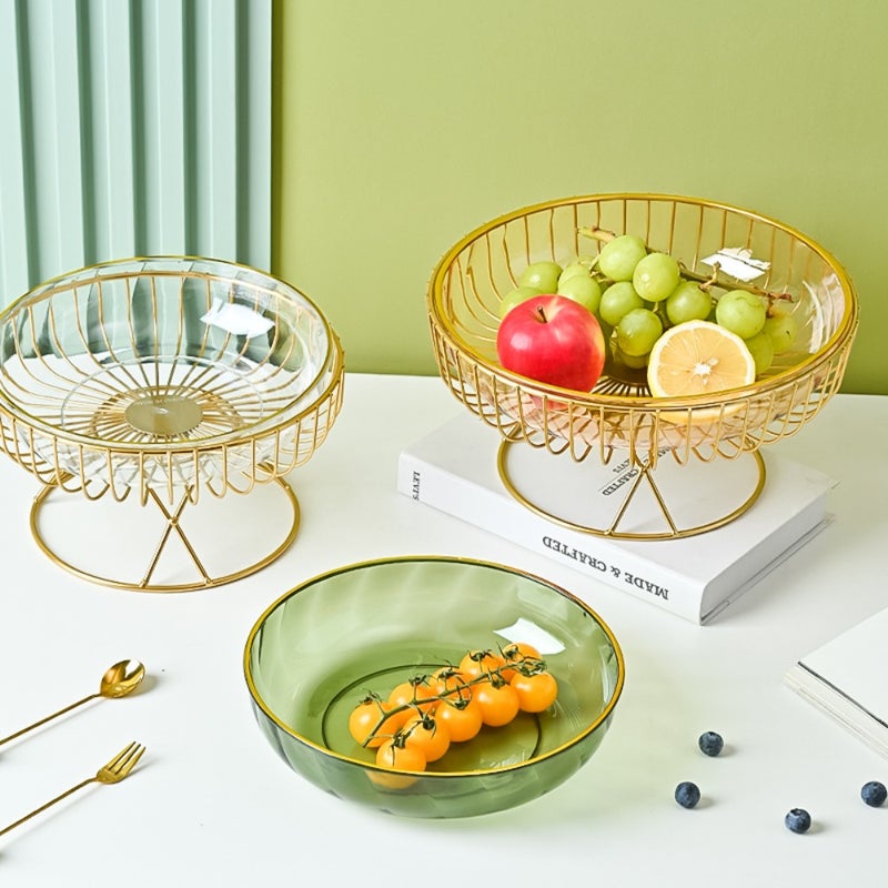 [Strict selection] Light luxury fruit plate, home living room tea table, high-end snack tray, snack tray, front desk, high-end candy tray - Image 3