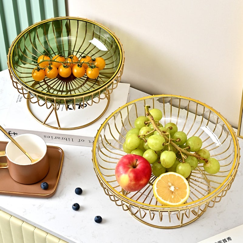 [Strict selection] Light luxury fruit plate, home living room tea table, high-end snack tray, snack tray, front desk, high-end candy tray - Image 2