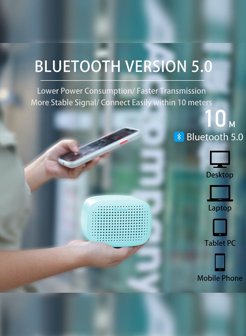 Yoobao Bluetooth Speaker Portable Wireless Bluetooth Speaker 2000mah Capacity For Indoor,Outdoor And Travel Blue - Image 3