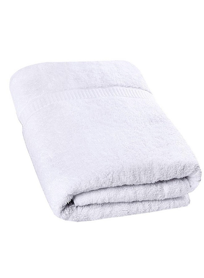 Kuber Industries 400 GSM Cotton Bath Towel | Super Absorbent Towel | Bath Towel for Men and Women | Lightweight & Odour Free | Pack of 1 I White - Image 1