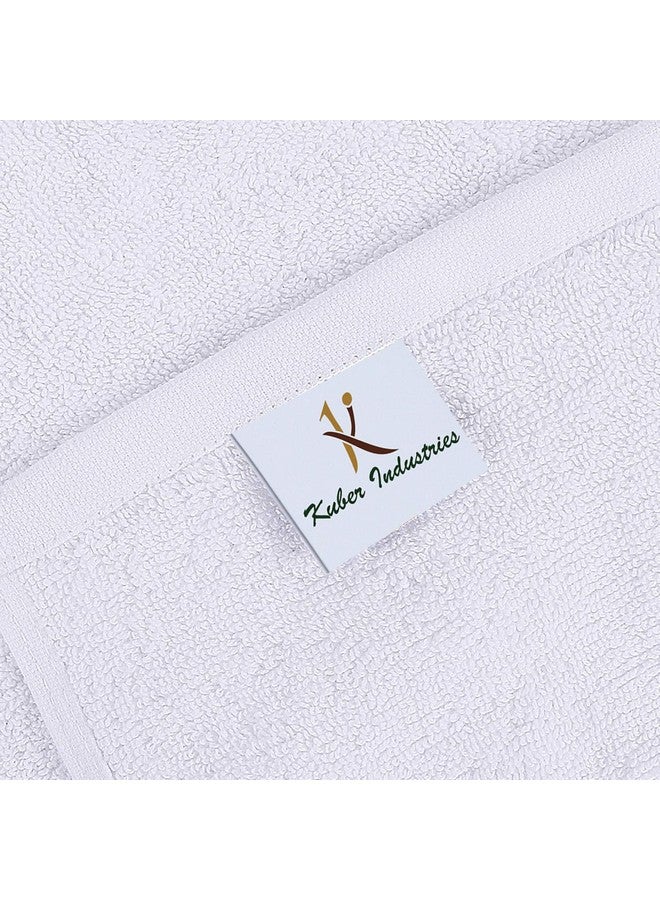 Kuber Industries 400 GSM Cotton Bath Towel | Super Absorbent Towel | Bath Towel for Men and Women | Lightweight & Odour Free | Pack of 1 I White - Image 3