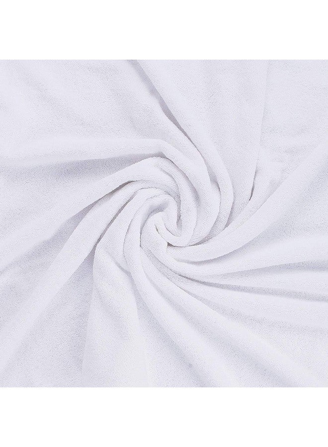 Kuber Industries 400 GSM Cotton Bath Towel | Super Absorbent Towel | Bath Towel for Men and Women | Lightweight & Odour Free | Pack of 1 I White - Image 4