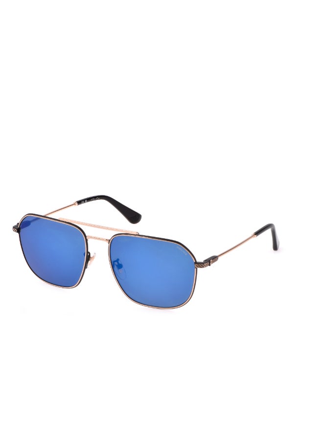 POLICE Full Rim GEOMETRIC Sunglasses SPLF6457300B - Image 1