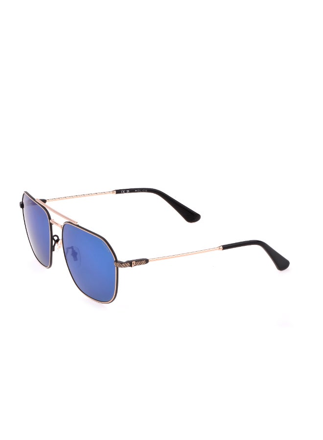 POLICE Full Rim GEOMETRIC Sunglasses SPLF6457300B - Image 2