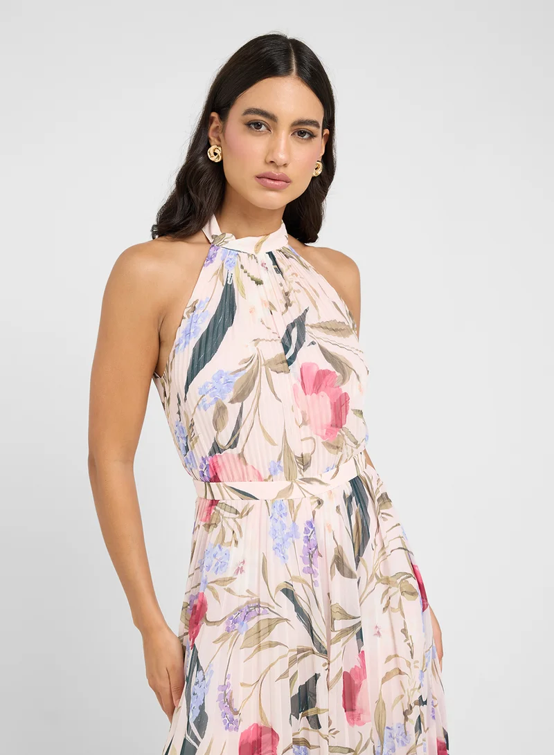 Ted Baker Curcloa Pleated Wide Leg Jumpsuit