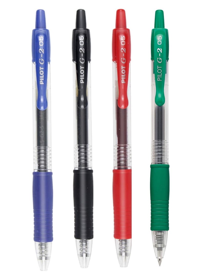 بايلوت أقلام G2 جِل متعددة الألوان 4 قطع - Image 2