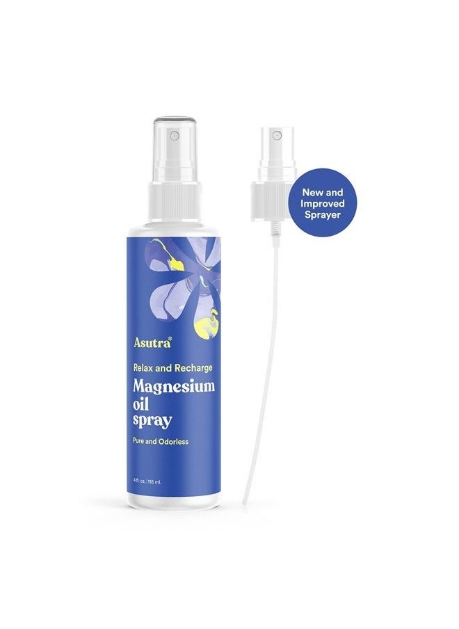 Asutra - Topical Magnesium Chloride Oil Spray, 4 fl oz - Image 1