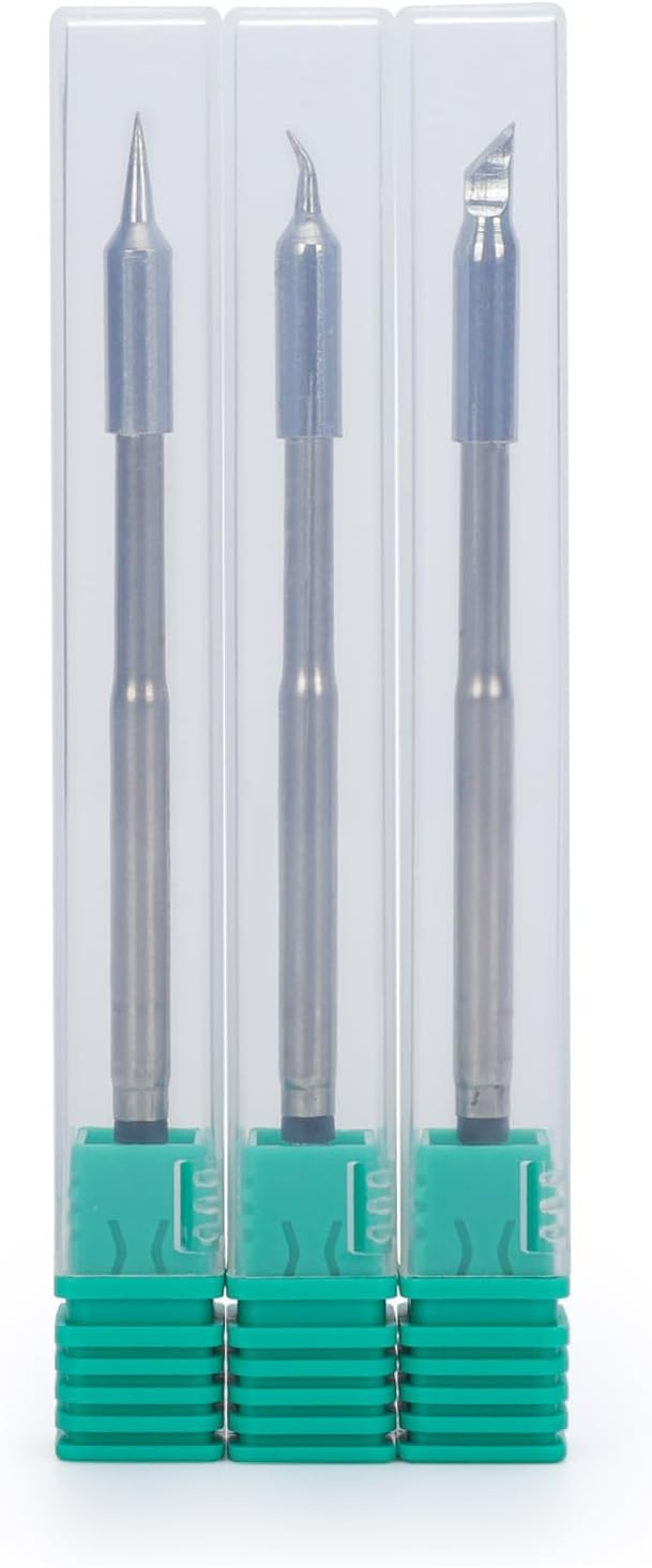 YIHUA C245Compatible 3 Pcs Soldering Tip Set TypeI TypeSI and TypeK ONLY for YIHUA 982 Black 982D 982III 606A Handpiece and 982DII Soldering Station - Image 1