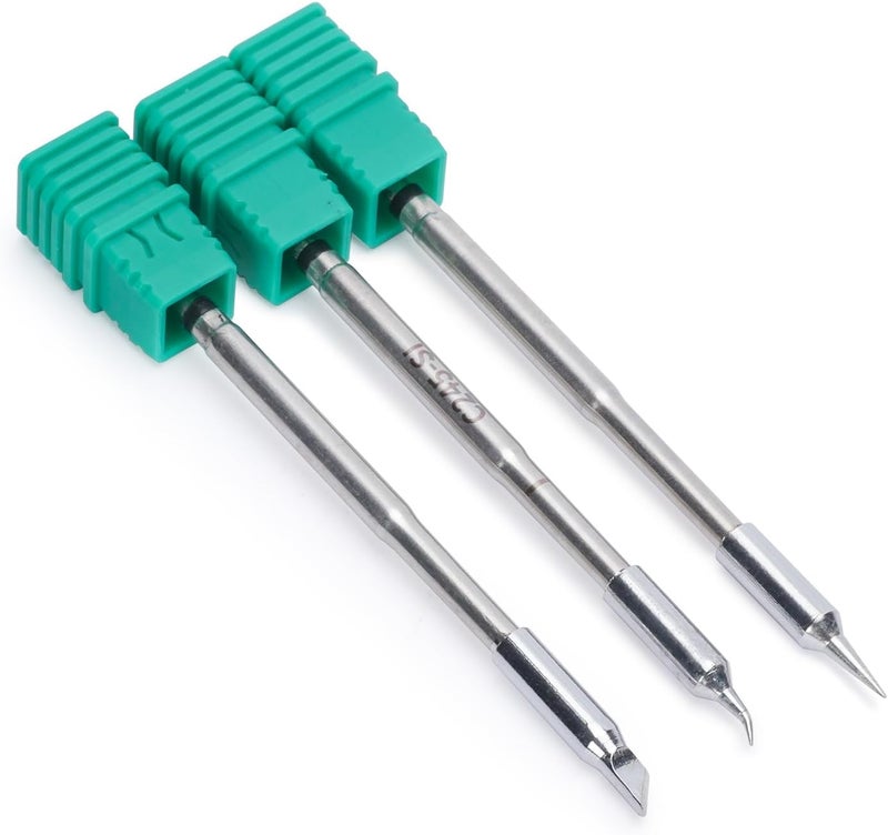 YIHUA C245Compatible 3 Pcs Soldering Tip Set TypeI TypeSI and TypeK ONLY for YIHUA 982 Black 982D 982III 606A Handpiece and 982DII Soldering Station - Image 2