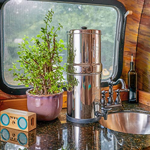 Berkey Travel Berkey Gravity-Fed Water Filter with 2 Black Berkey Elements–Enjoy Potable Water While Camping, RVing, Off-Grid, Emergencies, Every Day at Home - Image 3