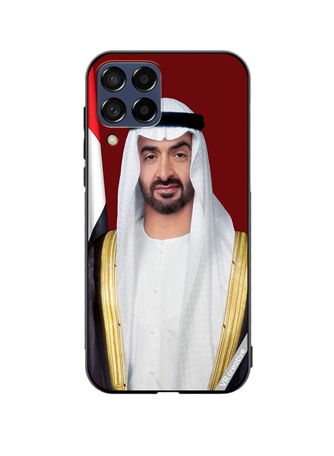 Protective Case Cover For Samsung Galaxy A12 Sheikh Mohamed Bin Zayed Al Nahyan Design Multicolour