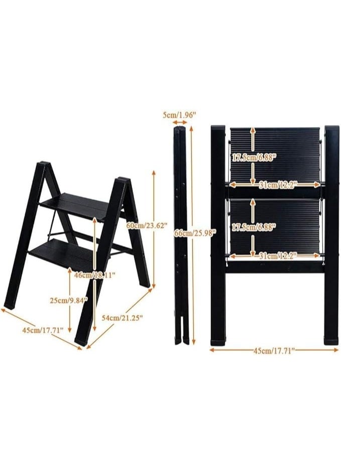 Two-Step Home Ladder - Durable and Safe Design with Non-Slip Base - Image 3