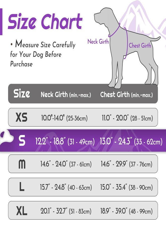 Eagloo Dog Harness Small Sized Dog, No Pull Service Vest with Reflective Strips and Control Handle, Adjustable and Comfortable for Walking, No Choke Pet Harness with 2 Metal Rings, Purple, S - Image 2