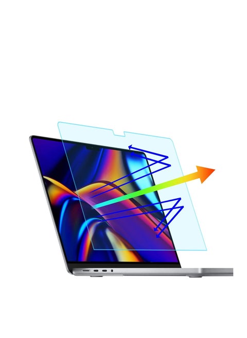 1Pack Screen Protector Anti-Glare Blue Light Filter for 2016-2022 MacBook Pro Touch Bar 13" M1 M2 A2338 A2251 A2289 A2159 A1706 A1708 A1989 & MacBook Air 13 A2337 M1 A2179 A1932