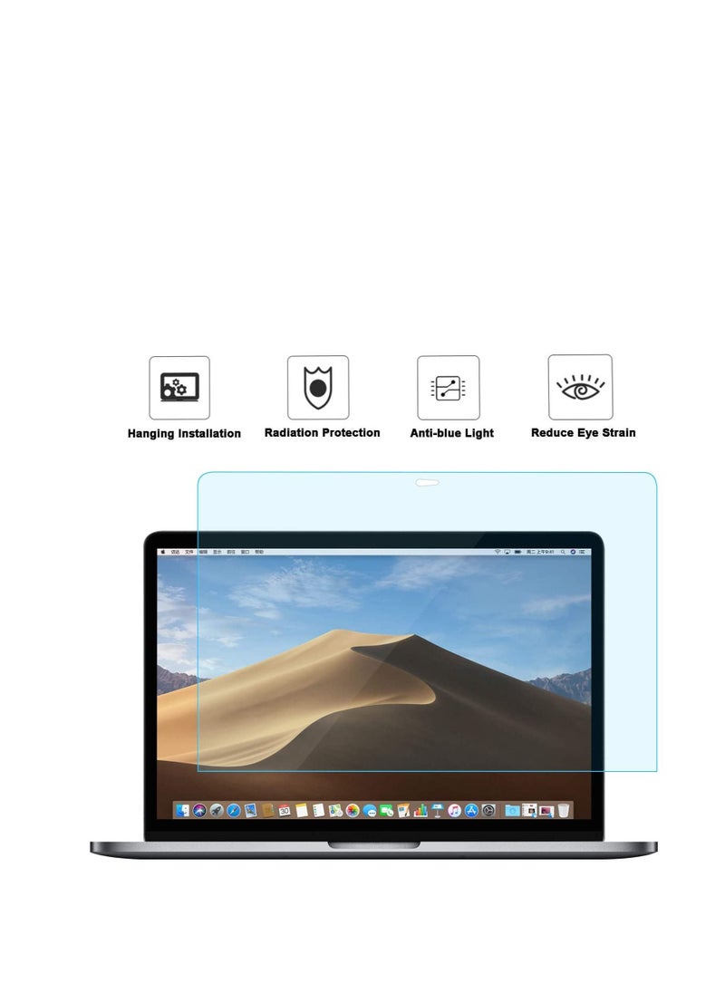 Generic - 1Pack Screen Protector Anti-Glare Blue Light Filter for 2016-2022 MacBook Pro Touch Bar 13" M1 M2 A2338 A2251 A2289 A2159 A1706 A1708 A1989 & MacBook Air 13 A2337 M1 A2179 A1932 - Image 1