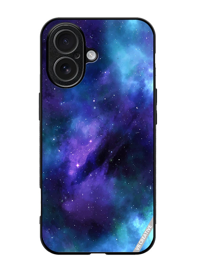 Protective Case Cover For Apple iPhone 17 Galaxy Colorful Clouds Design Multicolour