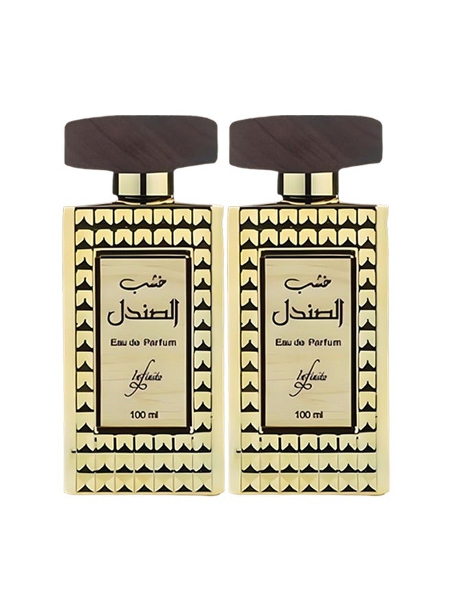 Infinite 2 Pieces Sandalwood Perfume 100ml EDP - Image 1