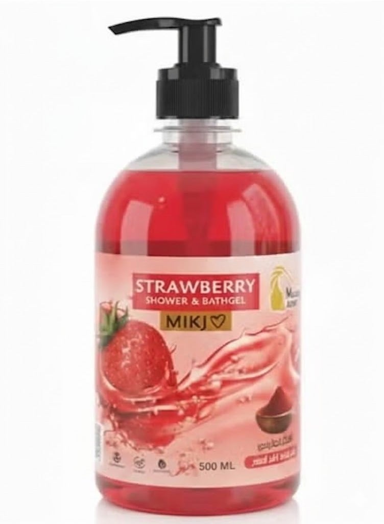 جل استحمام برائحة الفراولة 500مل