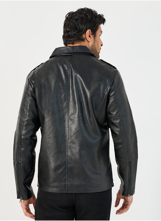 Faux Leather Biker Jacket with Zip Detail - pzsku/ZF712AC991D1B5897DB5EZ/45/_/1731658672/b7e23be4-5ab3-4d84-b53f-961305b534b4