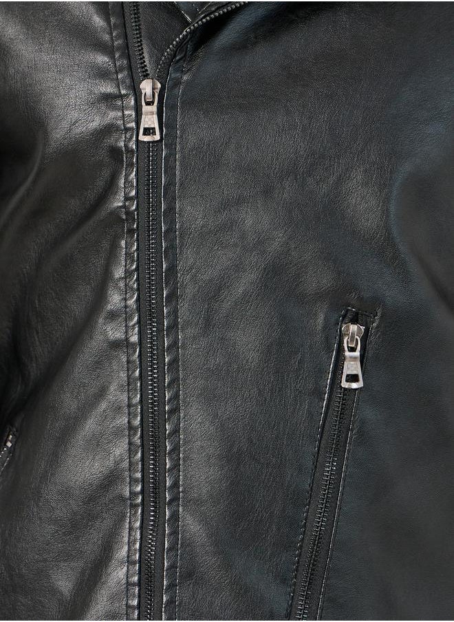 Faux Leather Biker Jacket with Zip Detail - pzsku/ZF712AC991D1B5897DB5EZ/45/_/1731658686/27ee042f-5ffa-4c71-9253-13513bca3d59