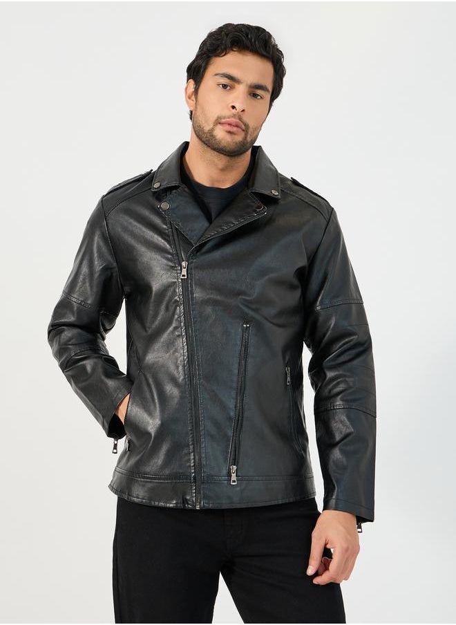 Faux Leather Biker Jacket with Zip Detail - pzsku/ZF712AC991D1B5897DB5EZ/45/_/1731658703/7a9f8287-1030-4b96-9d4c-5c637783ef46
