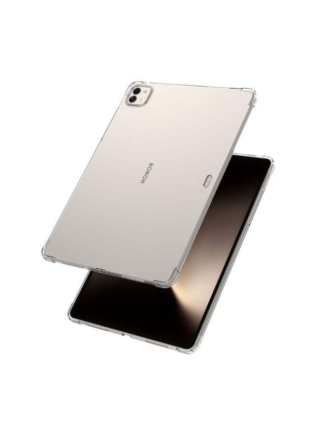 general Clear Case for Honor MagicPad 3 13.3-inch 2025 Tablet Case [Airbag Protection] Transparent Flexible Soft TPU Anti-Drop Shockproof Protective Back Cover - Image 5