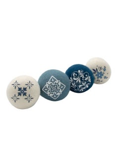 Simplify Simplify 4-Piece Printed Wool Dryer Balls Set – Assorted Designs, Eco-Friendly Fabric Softener Alternative, 1 Pack  - Image 2