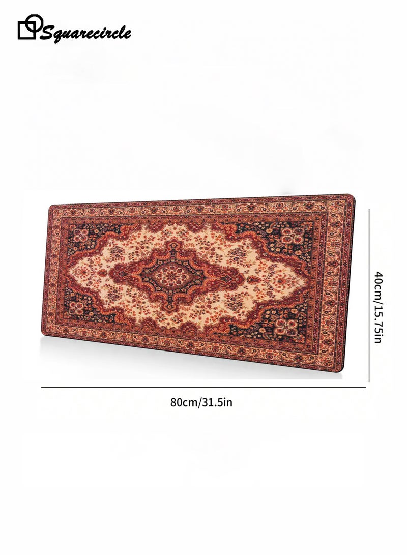 Squarecircle Bohemian Coffee Mat 80×40cm, Arabic Style Waterproof Non-Slip Coffee Machine Pad for Kitchen Counter, Coffee Bar, Cups, Mugs & Accessories - Image 5