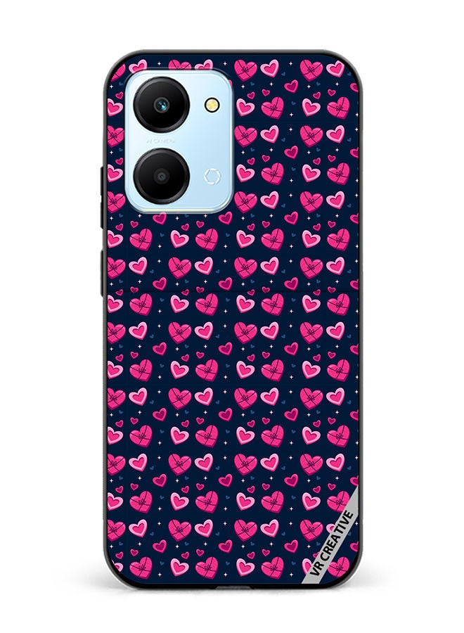 VR CREATIVE Protective Case Cover For Honor Play7T Love Pattern Design Multicolour - Image 1