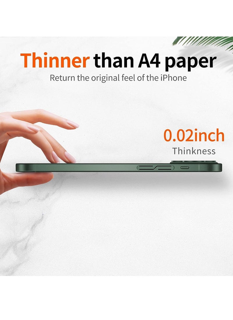 JAJEEK iPhone 13 Pro Max Slim Case,Paper-Thin Matte Finish Skin Back Case [Anti-Fingerprints& Non Yellowing] Ultra Protective Cover
