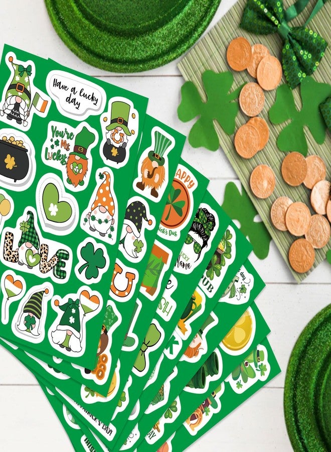 DUJAA 309PCS St. Patrick's Day Theme Stickers Shamrock Stickers for Kids Irish St. Patrick's Day Craft for Toddlers Teachers Classroom Home Favor Gift Supplies - Image 4