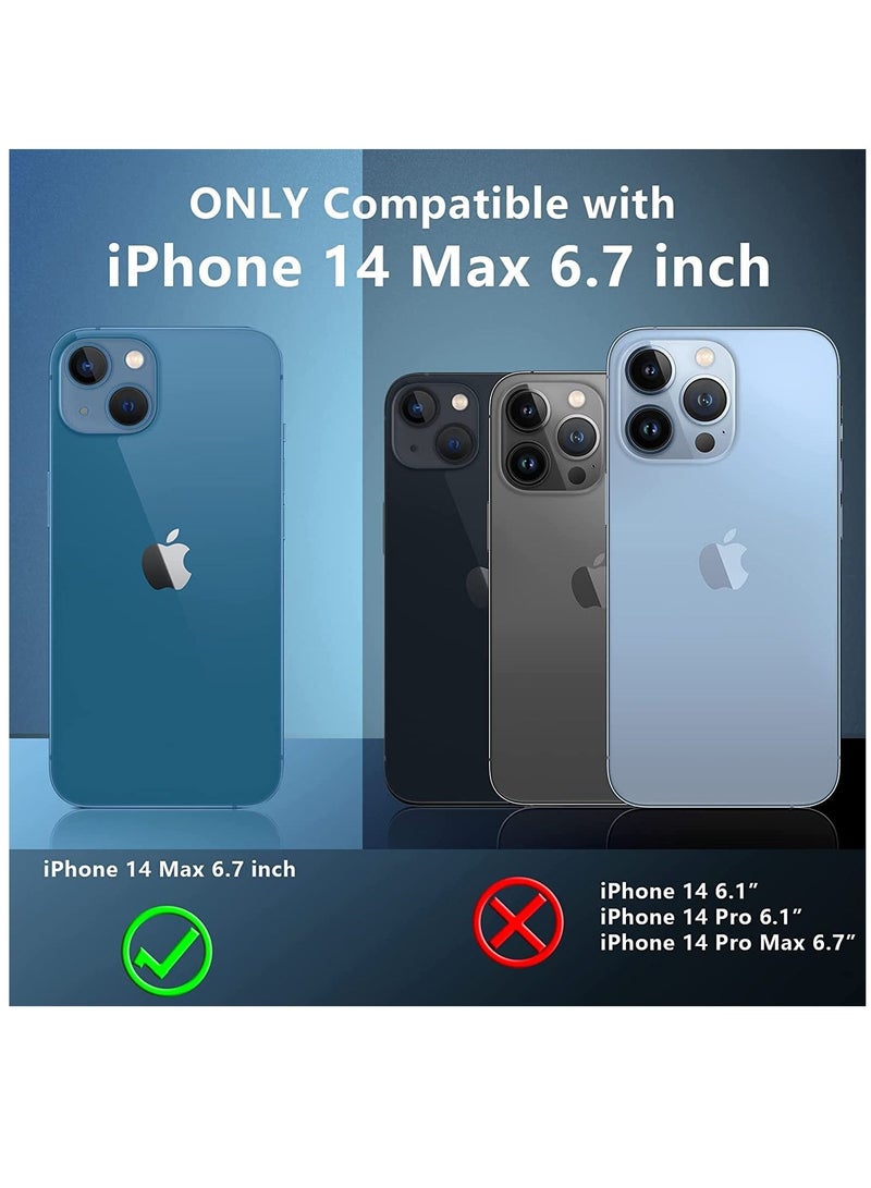 DUSALA IPhone 14 Plus Case 6.7 inch, Anti-Yellowing Military Grade Drop Protection with Bumper Shockproof Protective Cover Slim Thin Phone Case - Image 2