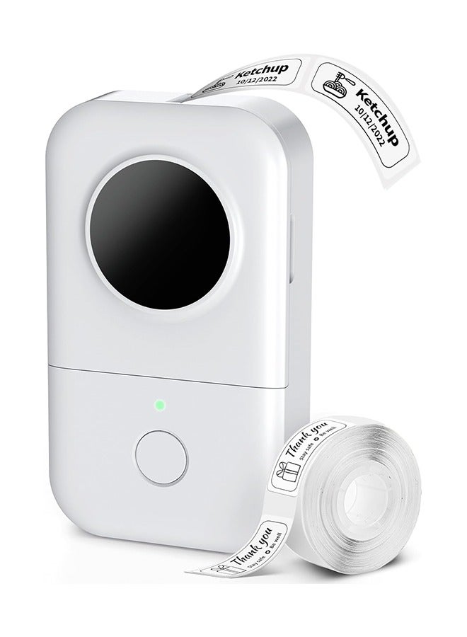 phomemo Phomemo D30 Label Printer, Bluetooth Wireless Mini Pocket Smartphone Label Maker Machine, Direct Thermal Printer Rechargeable Labeler Compatible with iPhone/Android, for Home Office Labeler - Image 1