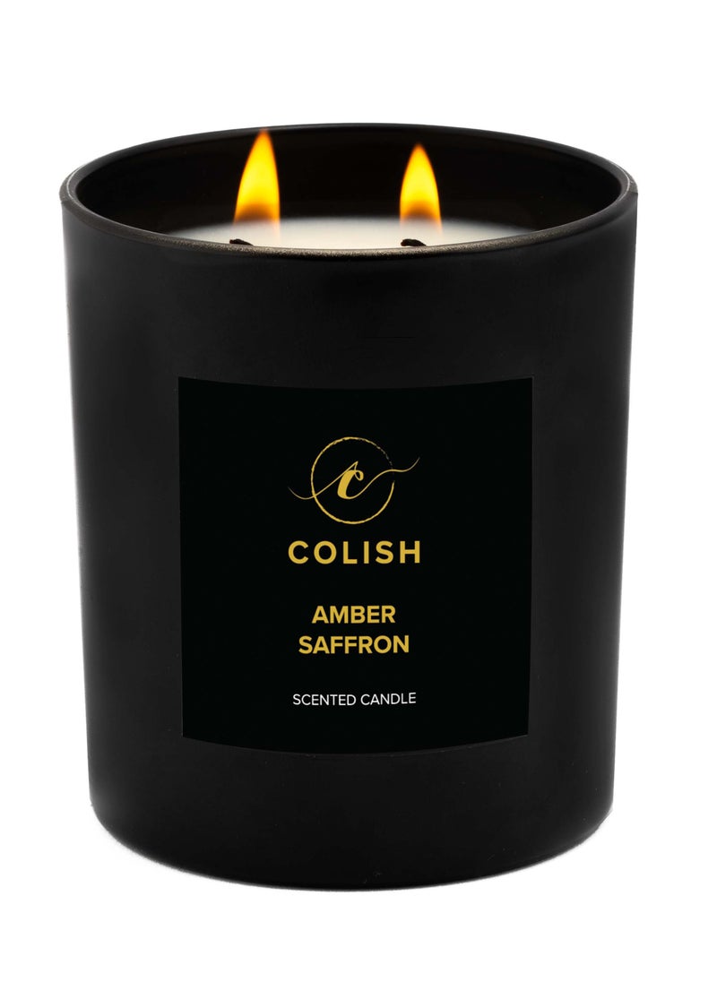 COLISH - Amber Saffron Scented candle 230gm - Image 1