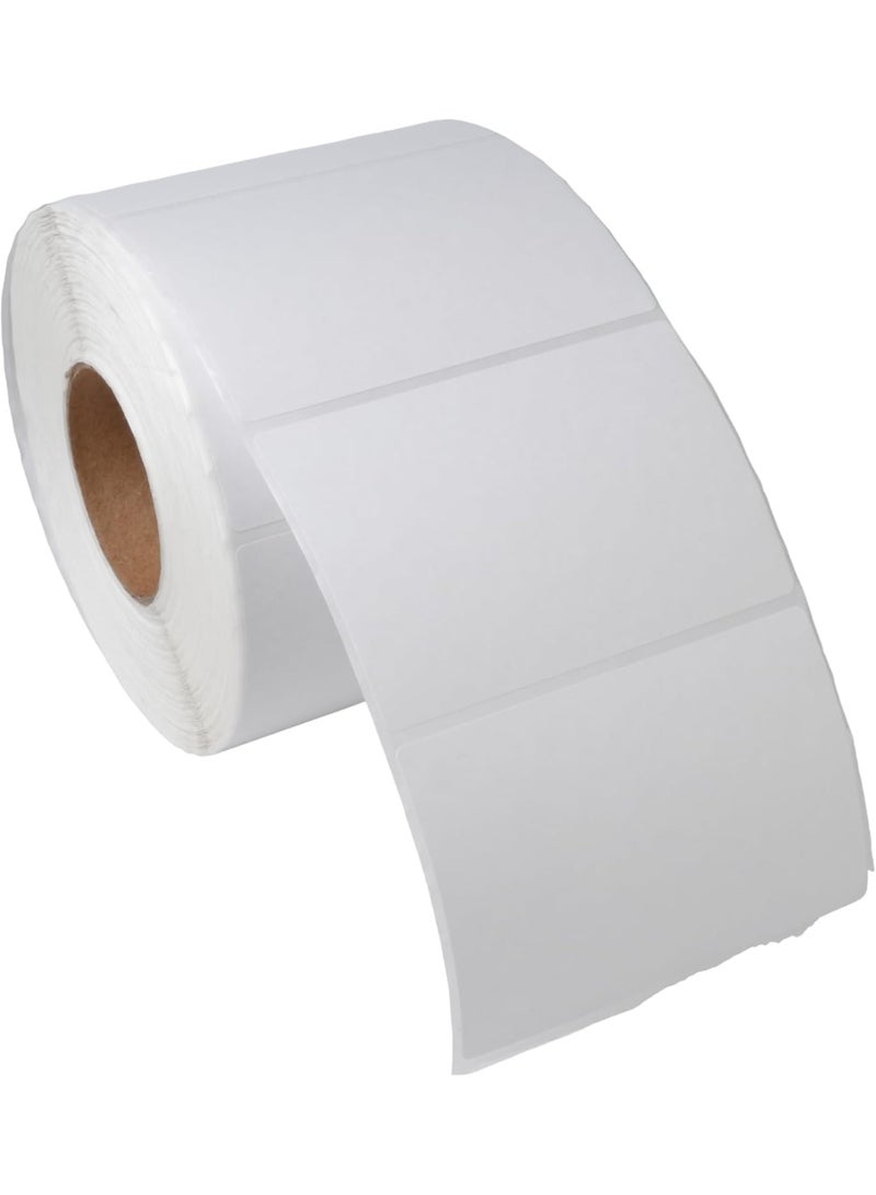 ملصقات باركود حرارية مباشرة 75 مم × 50 مم (3 بوصة × 2 بوصة) 1000 ملصق لكل رولة - Image 2