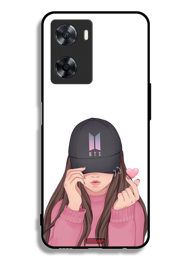 Tolwak Oppo A77s Protective Case Cover Girl Making Snap - Image 2