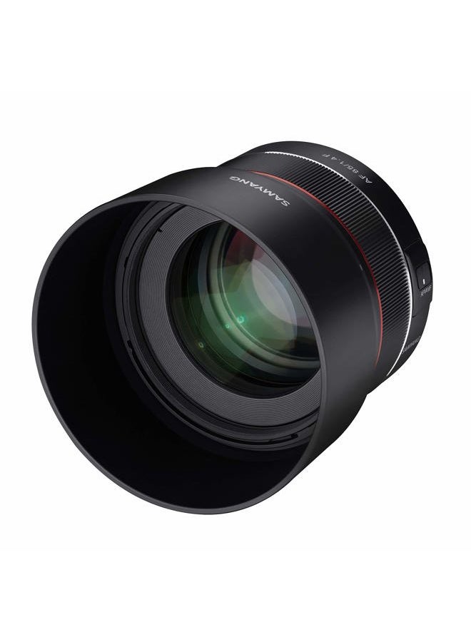 Samyang عدسة ساميانغ 85 مم F1.4 بؤرة تلقائية كاملة الإطار مقاومة للعوامل الجوية عالية السرعة لتثبيت نيكون F، حجم واحد - Image 4