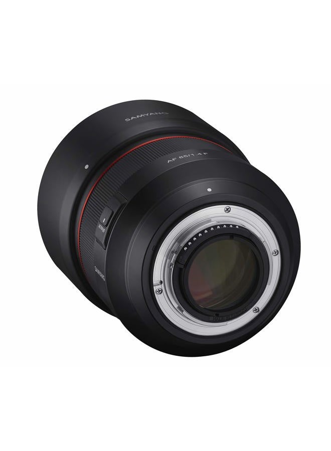 Samyang عدسة ساميانغ 85 مم F1.4 بؤرة تلقائية كاملة الإطار مقاومة للعوامل الجوية عالية السرعة لتثبيت نيكون F، حجم واحد - Image 5