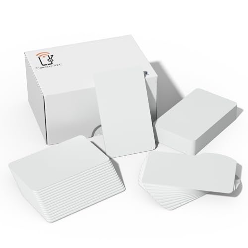 Timeskey NFC 100pcs Timeskey NFC Card Ntag213 NFC Tags iPhone NFC Chips Programmable NFC Cards Writable Ntag213 Chips 144 Bytes Memory NFC 213 Tags Compatible with All NFC-Enabled Phones and Devices - Image 1