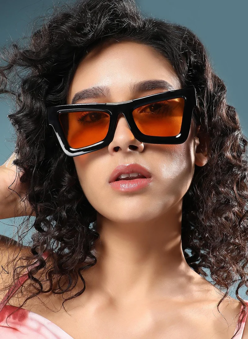 Haute Sauce Polarized Full Rim Cat Eye Sunglasses For Women