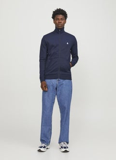 JACK & JONES Logo Print Zip Throgh Sweatshirt  - Image 4