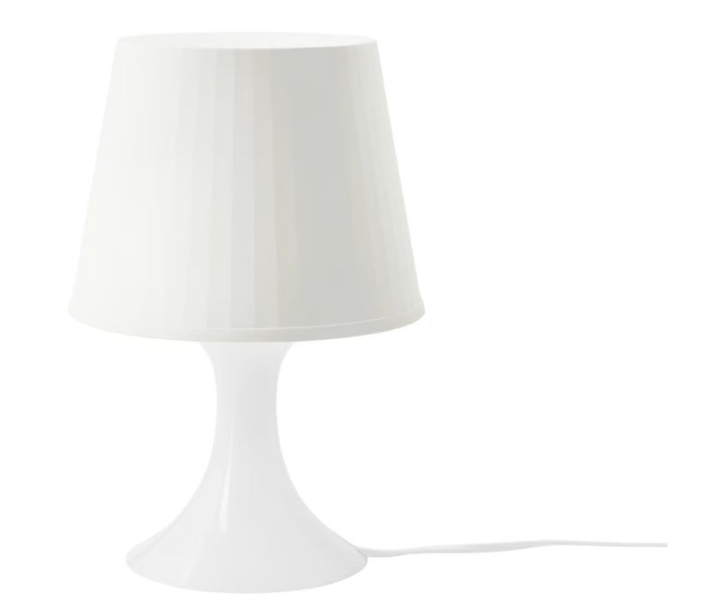 White Table Lamp, Modern Minimalist Bedside Lamp, Soft Light Desk Lamp for Bedroom and Living Room - Image 1