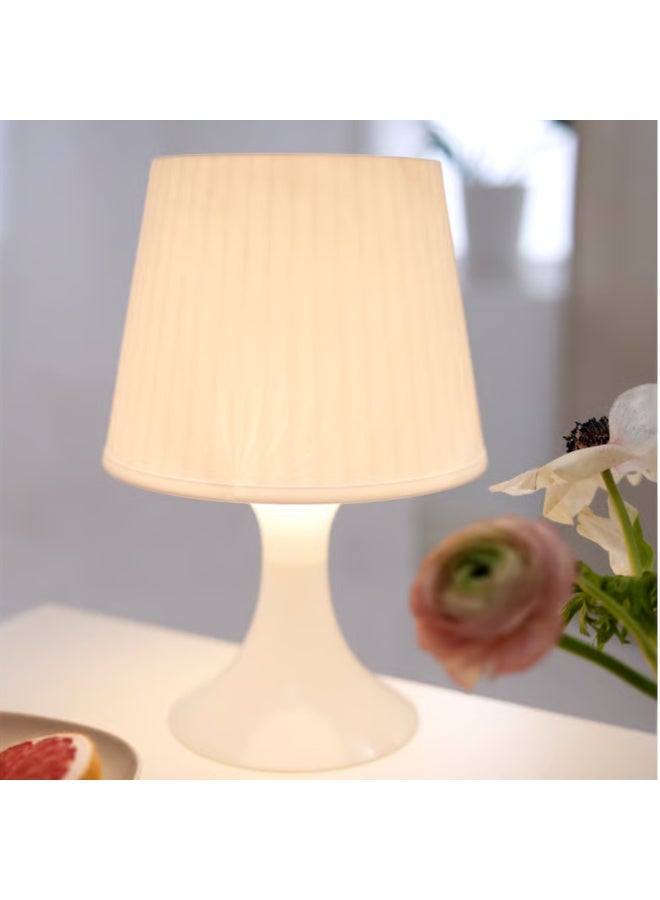 White Table Lamp, Modern Minimalist Bedside Lamp, Soft Light Desk Lamp for Bedroom and Living Room - Image 5